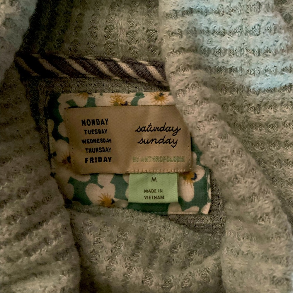 Anthropologie Saturday Sunday Cowl Neck Sweater - Picture 5 of 5